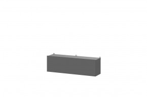 Шкаф навесной графит серый Денвер в Челябинске - chelyabinsk.mebel-tymen.ru | фото