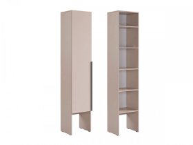 Шкаф однодверный L400 Баско кашемир в Челябинске - chelyabinsk.mebel-tymen.ru | фото