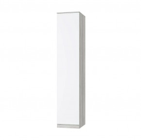 Шкаф-пенал Лори, 452 мм, дуб серый/белый в Челябинске - chelyabinsk.mebel-tymen.ru | фото