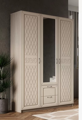 Шкаф трехдверный с зеркалом "Париж" № 2 в Челябинске - chelyabinsk.mebel-tymen.ru | фото