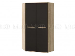 Шкаф угловой универсальный Ким Графит софт, сонома в Челябинске - chelyabinsk.mebel-tymen.ru | фото