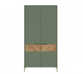 SIENA шкаф SZF2D (Дымчатый зеленый/Дуб вотан) в Челябинске - chelyabinsk.mebel-tymen.ru | фото