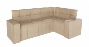 Скамья угловая со спальным местом КВАДРО Тип 4 Бежевый в Челябинске - chelyabinsk.mebel-tymen.ru | фото