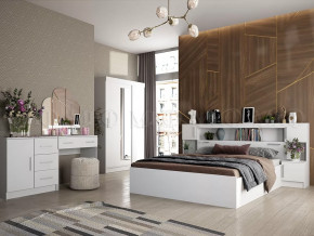Спальный гарнитур Басямиф, белый в Челябинске - chelyabinsk.mebel-tymen.ru | фото