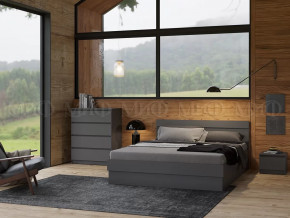 Спальный гарнитур Челси Графит в Челябинске - chelyabinsk.mebel-tymen.ru | фото