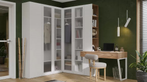 Спальный гарнитур «Порто» №5 Яблоня Беллуно, Белый в Челябинске - chelyabinsk.mebel-tymen.ru | фото