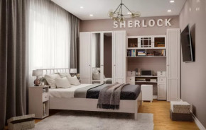 Спальный гарнитур Sherlock в Челябинске - chelyabinsk.mebel-tymen.ru | фото