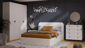 Спальный гарнитур «Тиффани» №3 Белый Жемчуг, Белый софт в Челябинске - chelyabinsk.mebel-tymen.ru | фото