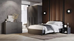 Спальный гарнитур Элегант Графит в Челябинске - chelyabinsk.mebel-tymen.ru | фото