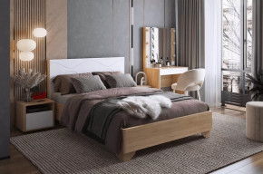 Спальный гарнитур Зара К4 дуб сонома/белый в Челябинске - chelyabinsk.mebel-tymen.ru | фото