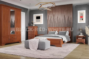 Спальня Kentaki каштан в Челябинске - chelyabinsk.mebel-tymen.ru | фото