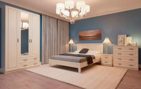Спальня модульная Кантри Слоновая кость в Челябинске - chelyabinsk.mebel-tymen.ru | фото