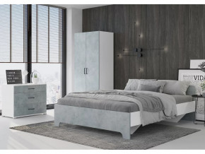 Спальня Victor Белый-бетон в Челябинске - chelyabinsk.mebel-tymen.ru | фото