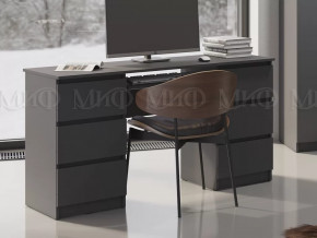 Стол 6 ящиков Челси Графит в Челябинске - chelyabinsk.mebel-tymen.ru | фото