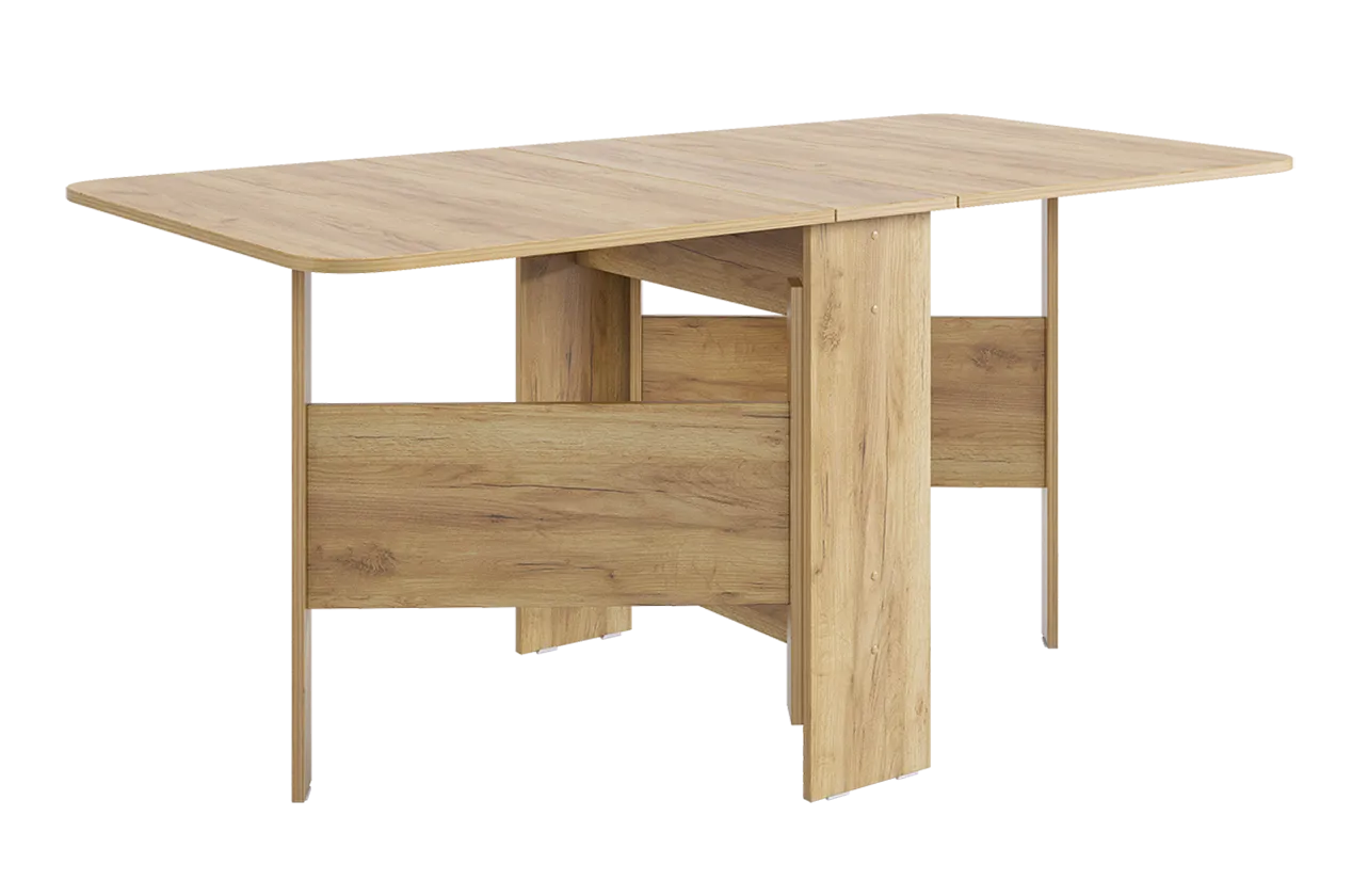 Стол-книжка раскладной Мечта 2 (дуб крафт золотой/дуб крафт золотой) в Челябинске - chelyabinsk.mebel-tymen.ru | фото