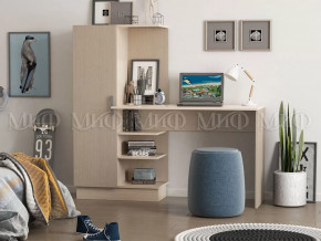 Стол компьютерный №1 Дуб беленый в Челябинске - chelyabinsk.mebel-tymen.ru | фото