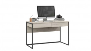 Стол компьютерный «Лофт» тип 2 Черный/Дуб крафт белый в Челябинске - chelyabinsk.mebel-tymen.ru | фото