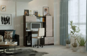 Стол компьютерный "ПКС-7" венге/дуб белфорт в Челябинске - chelyabinsk.mebel-tymen.ru | фото