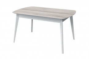 Стол обеденный Прайм, бора бора/белый в Челябинске - chelyabinsk.mebel-tymen.ru | фото