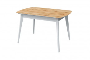 Стол обеденный Прайм, дуб вотан/белый в Челябинске - chelyabinsk.mebel-tymen.ru | фото