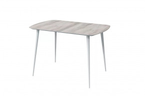 Стол обеденный Прайм Лайт, Бора бора/белый в Челябинске - chelyabinsk.mebel-tymen.ru | фото