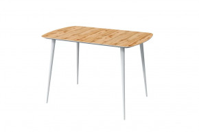 Стол обеденный Прайм Лайт, Дуб вотан/белый в Челябинске - chelyabinsk.mebel-tymen.ru | фото