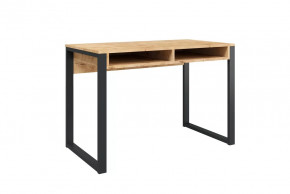 Стол письменный Лунар, дуб бунратти/черный в Челябинске - chelyabinsk.mebel-tymen.ru | фото