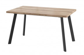 Стол раздвижной Borg-140, дуб каньон/черный в Челябинске - chelyabinsk.mebel-tymen.ru | фото