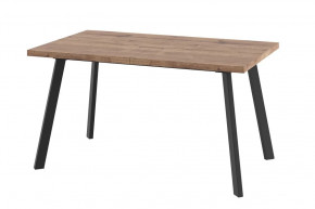 Стол раздвижной Borg-140, дуб велингтон/черный в Челябинске - chelyabinsk.mebel-tymen.ru | фото