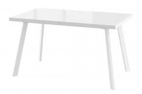 Стол раздвижной Borg-140, оптивайт белый/белый в Челябинске - chelyabinsk.mebel-tymen.ru | фото