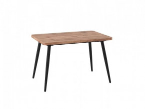 Стол раздвижной Borg radial-120, Дуб Веллингтон/черный в Челябинске - chelyabinsk.mebel-tymen.ru | фото