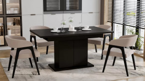 Стол раздвижной «Детройт» Тип 1 Черный в Челябинске - chelyabinsk.mebel-tymen.ru | фото