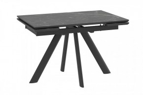 Стол раздвижной Jack-120, stone black st cer/черный в Челябинске - chelyabinsk.mebel-tymen.ru | фото