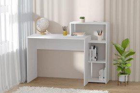 Стол с полкой, 1253 мм, белый Диал в Челябинске - chelyabinsk.mebel-tymen.ru | фото