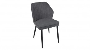Стул «Крис» Черный муар, Микровелюр BRENDY Graphite в Челябинске - chelyabinsk.mebel-tymen.ru | фото