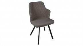 Стул «Лукас» Черный муар, Микровелюр BRENDY Latte в Челябинске - chelyabinsk.mebel-tymen.ru | фото