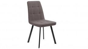 Стул «Рони»  Черный муар, Микровелюр BRENDY Latte в Челябинске - chelyabinsk.mebel-tymen.ru | фото