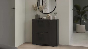 Тумба для обуви Тип 15 Антрацит в Челябинске - chelyabinsk.mebel-tymen.ru | фото