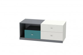 Тумба Клео Т-1, 1200 мм, графит, миндаль, океан Диал в Челябинске - chelyabinsk.mebel-tymen.ru | фото