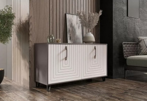 Тумба Квадро М-5, софт серый/софт вайт в Челябинске - chelyabinsk.mebel-tymen.ru | фото