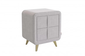 Тумба прикроватная Софи 2 галька (велюр) в Челябинске - chelyabinsk.mebel-tymen.ru | фото