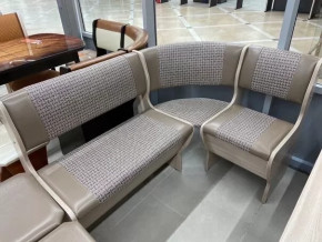 Угловая скамья Аленка-5/3 Ясень шимо светлый в Челябинске - chelyabinsk.mebel-tymen.ru | фото