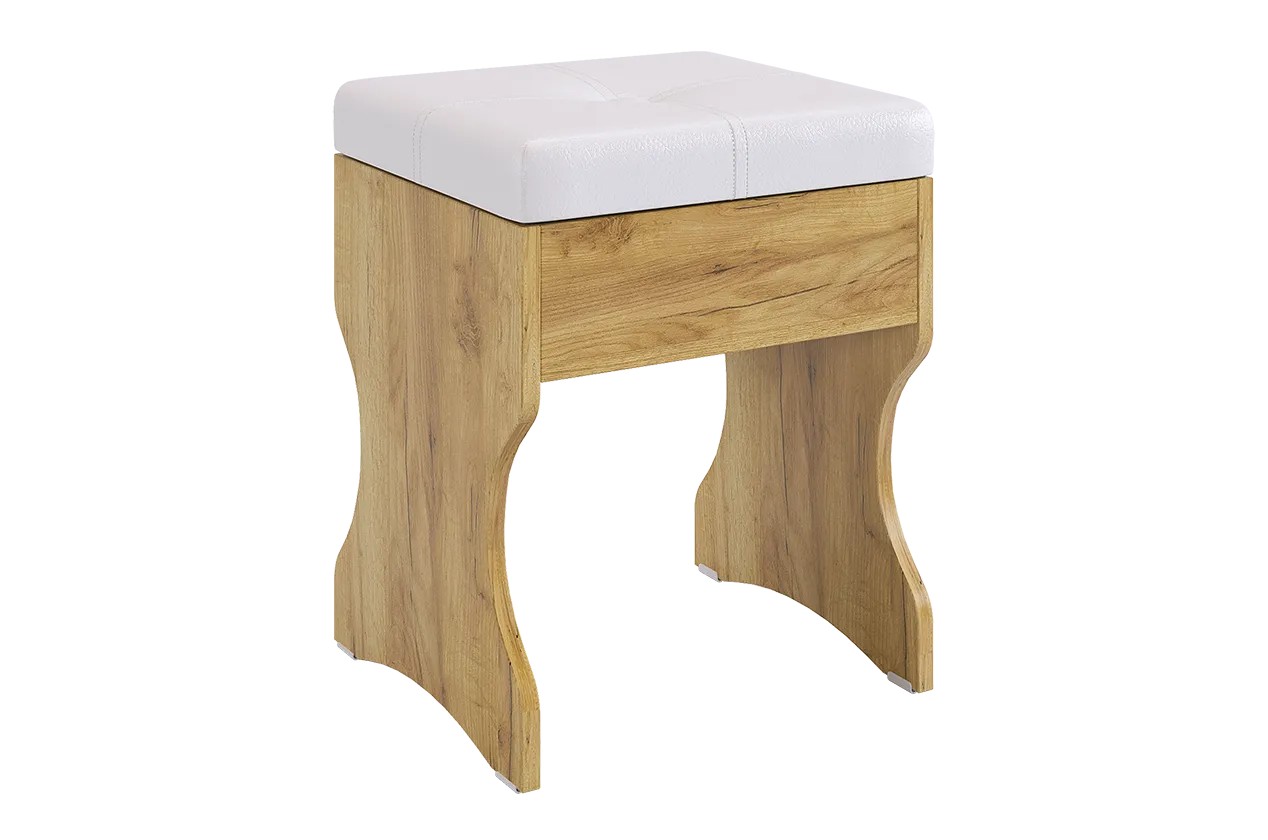 Пуф Виктория-1 дуб крафт золотой в Челябинске - chelyabinsk.mebel-tymen.ru | фото