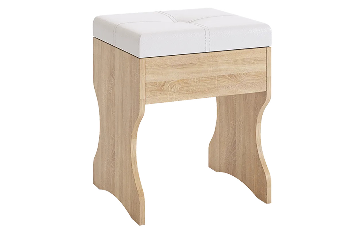 Пуф Виктория-1 дуб сонома в Челябинске - chelyabinsk.mebel-tymen.ru | фото